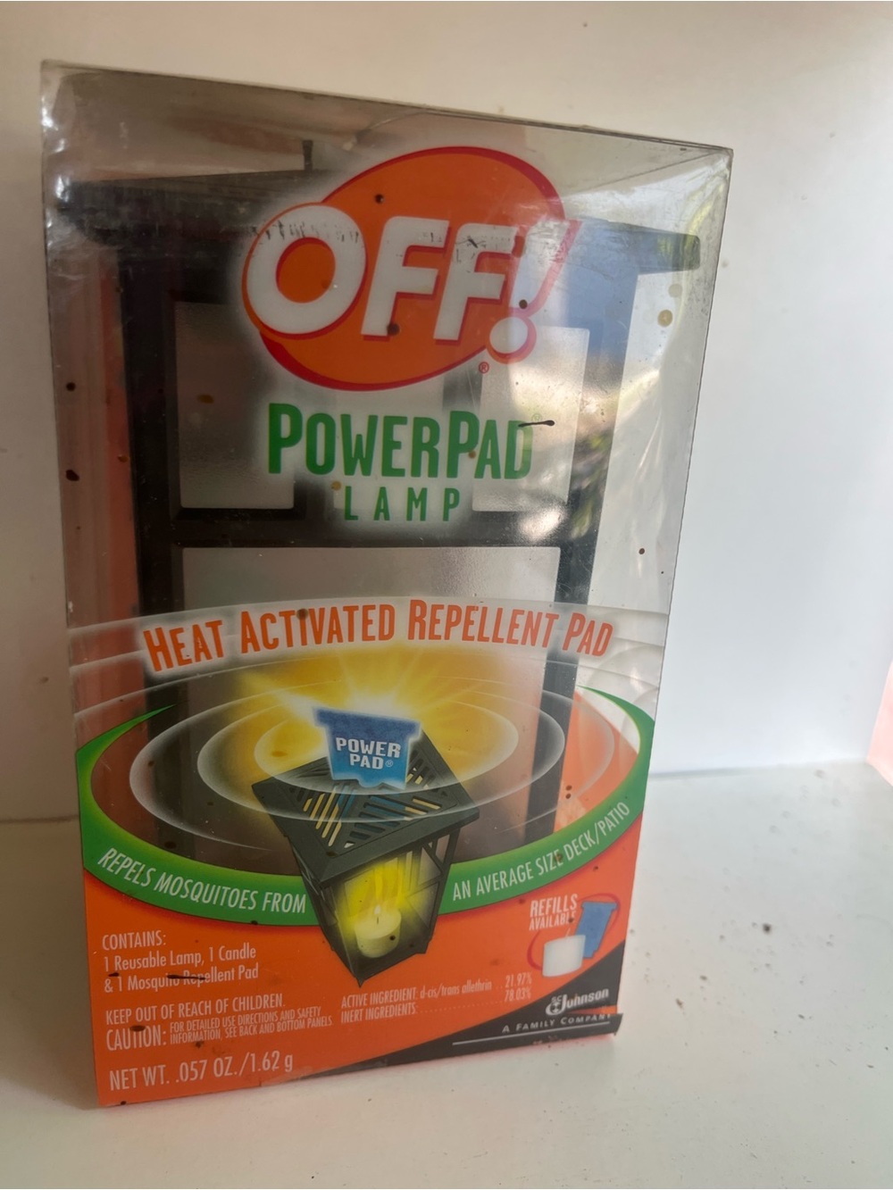 OFF! PowerPad Heat-Activated Repellent Lamp - Orange/Black